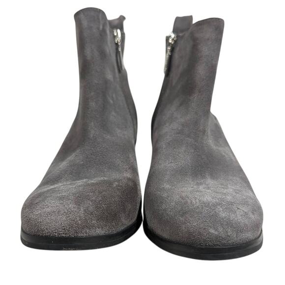 Blondo Waterproof Suede Ankle Booties - Women's 6.5M - Gray - Picture 2 of 14